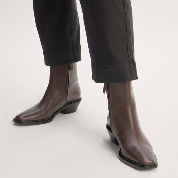 Everlane Havana Boot in Deep Brown, Size 10, Leather - Picture 1 of 5
